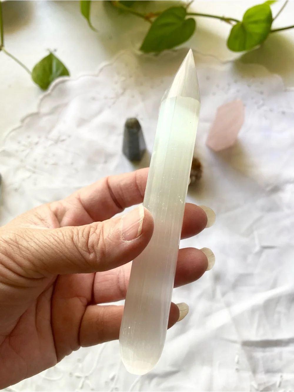 Crystal set curated hand